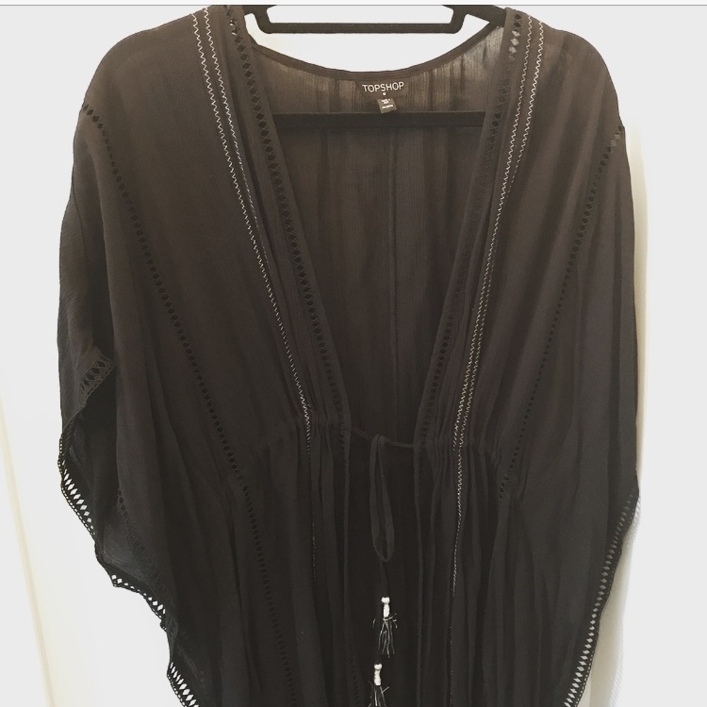 Beautiful Embroidered Topshop Cover Up